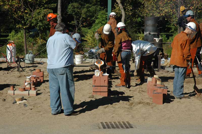 Random Rippling - Iron Pour at IAC