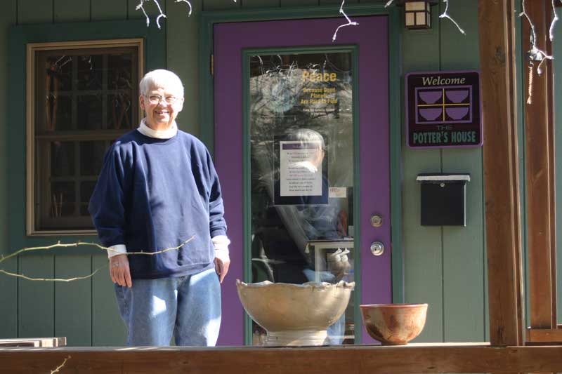 Karen Van De Walle at her studio.