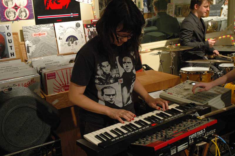 Random Rippling - Panda and Angel Indy CD and Vinyl in-store show - by Ashley Plummer
