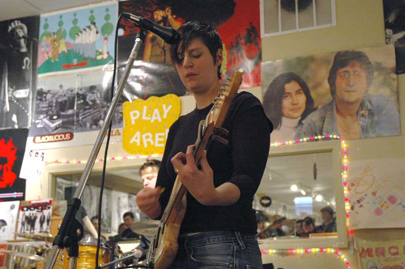 Random Rippling - Panda and Angel Indy CD and Vinyl in-store show - by Ashley Plummer