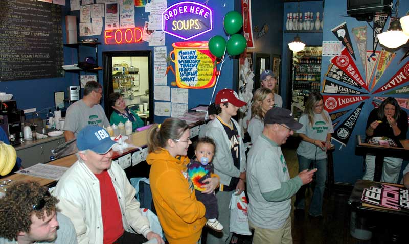 Broad Ripple Bagel Deli pickle contest raises money for kids in need: Two-time champ beats her own record - by Ashley Plummer