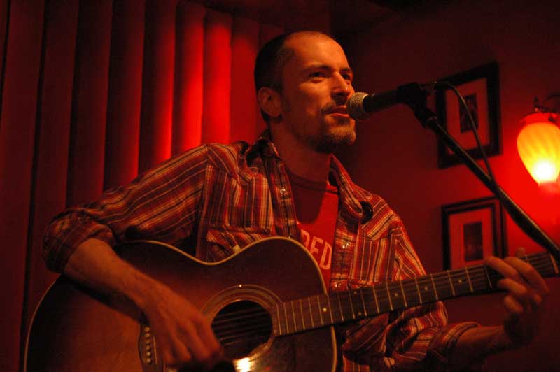 Tad Armstrong at The Upper Room, above Broad Ripple Steak House.