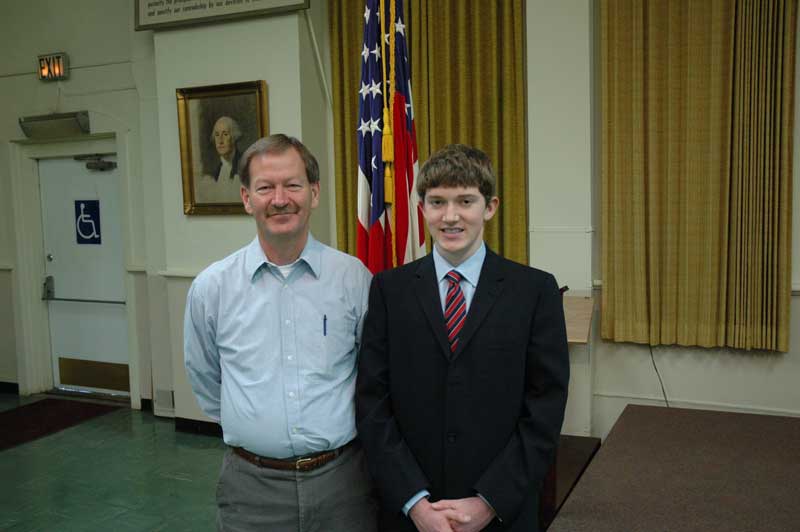 Steve Henke with his father Rich