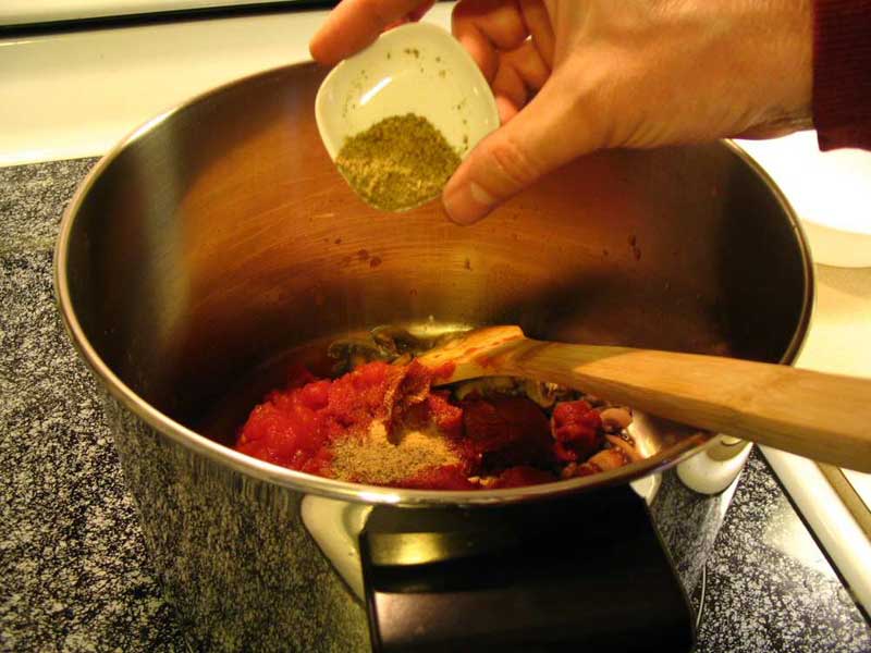 Recipes: Then & Now - Mushroom Spaghetti Sauce - by Douglas Carpenter 