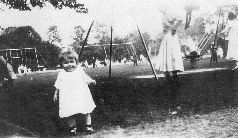 Two year old Gladys - in 1920.