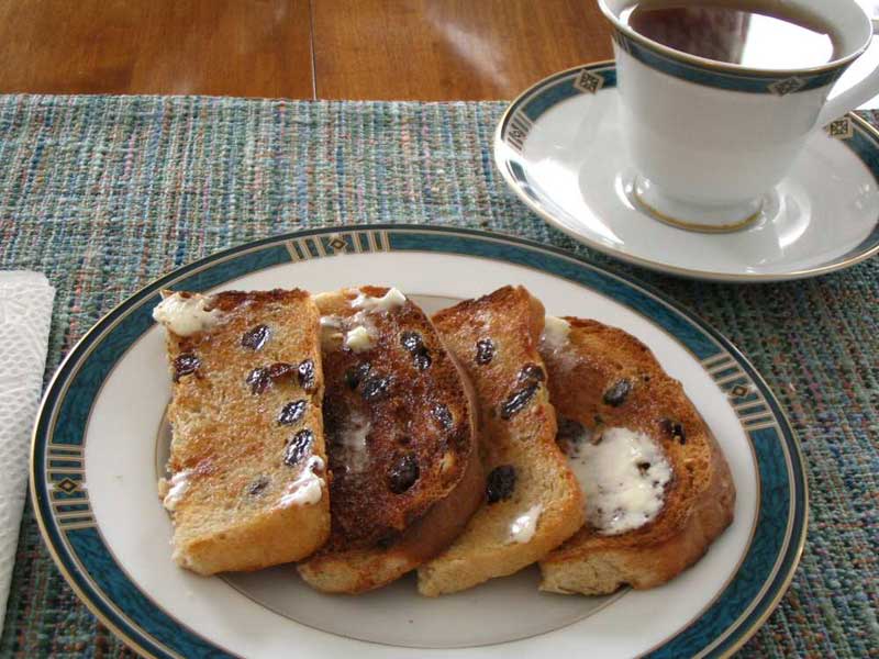Recipes: Then & Now - Cinnamon Raisin Bread - by Douglas Carpenter 
