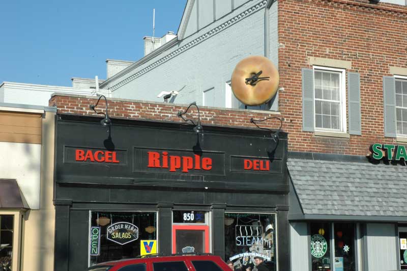 Random Rippling - Does anybody really know what time it is? (Bagel Clock)