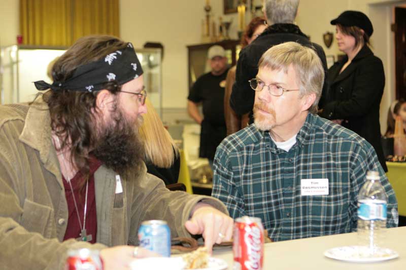 Two of our longest-running columnists, CW and Tim Rasmussen.