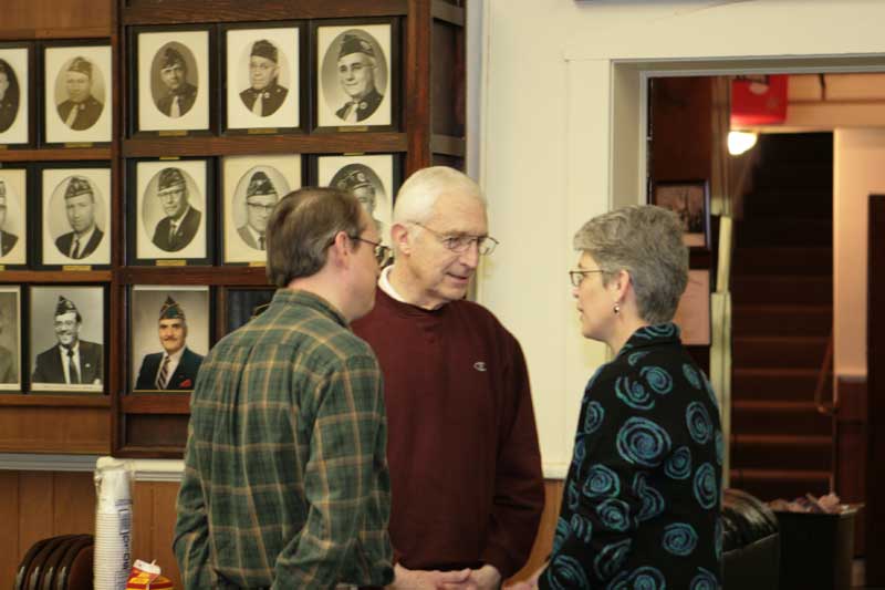 Douglas Carpenter, David Huffman and Elizabeth Hague