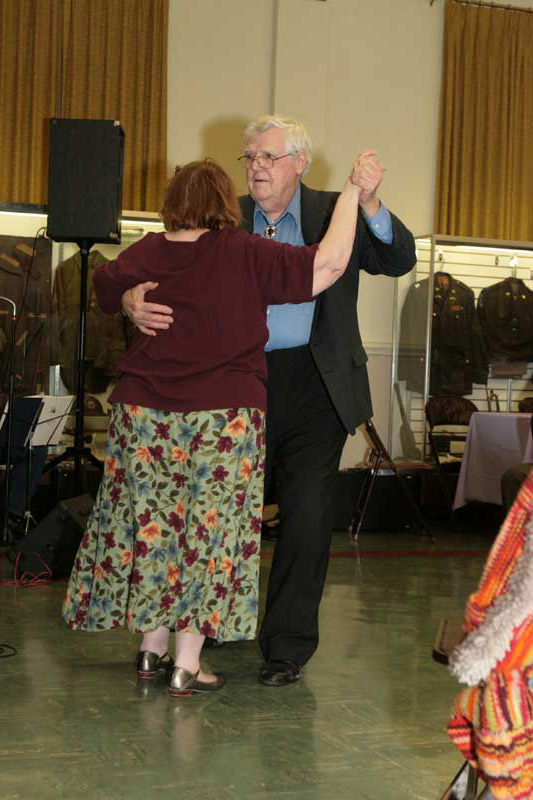 Paul and Carrie walker danced to the sounds of the CIFM&MDS.