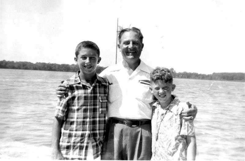 The Irwins at Lake Wawasee in northern Indiana.