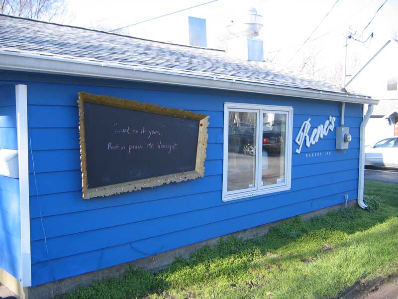 Rene's Bakery in Broad Ripple leaves its own tribute to Kurt Vonnegut