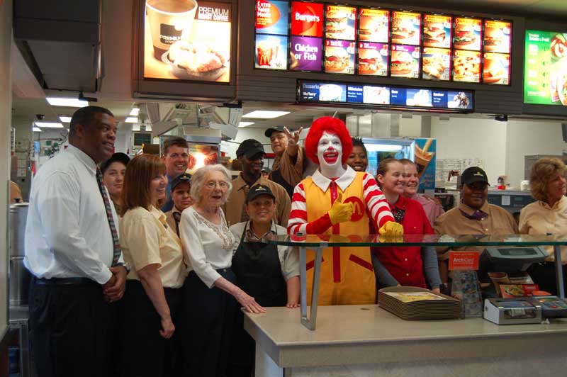 Miss Mary retires from McDonald's