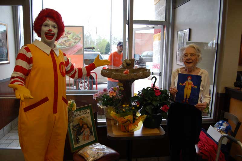 Miss Mary retires from McDonald's