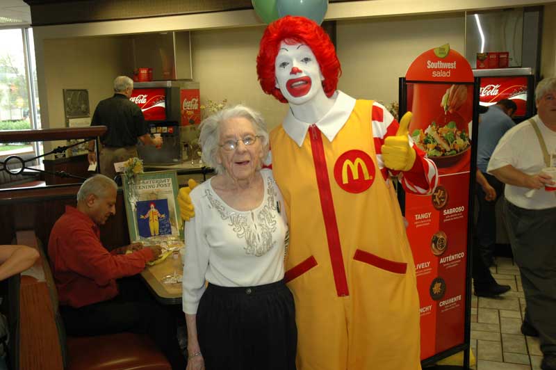 Miss Mary retires from McDonald's