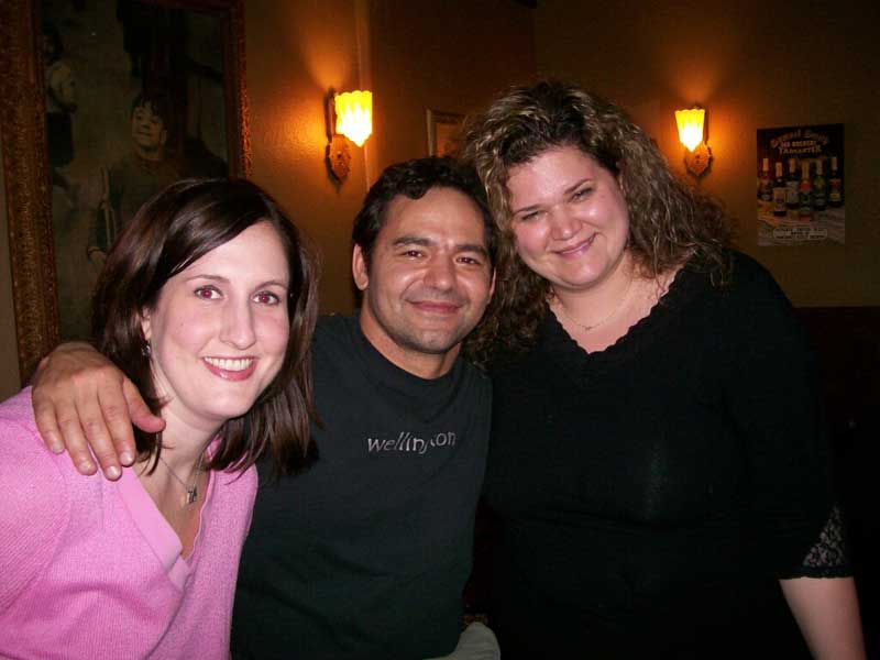 Liza, Mark And Elizabeth At Corner Wine Bar.