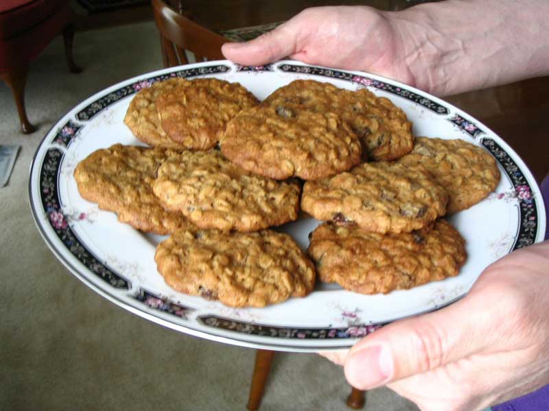 Recipes: Then & Now - Oatmeal Raisin Cookies - by Douglas Carpenter 