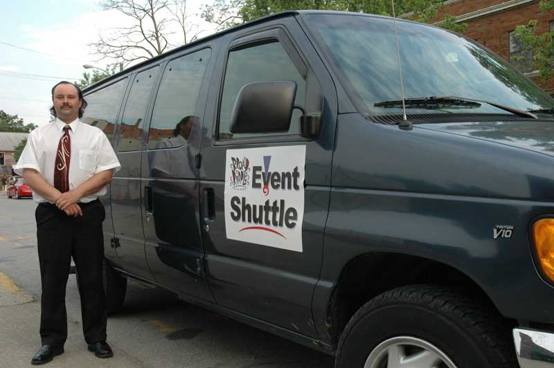 The shuttle bus