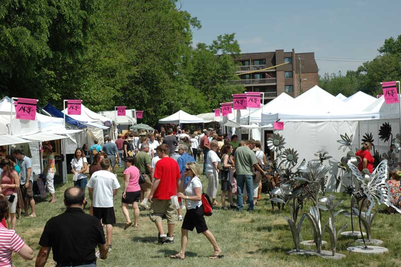 The 37th Annual Broad Ripple Art Fair - By Lisa Battiston and Ashley Plummer