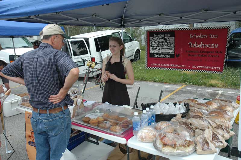 Scholars Inn Bakehouse booth