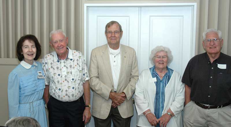 From the Class of 1941 - Laura Grimme Heidenreich, Don Foulke, Bill Earle, Ruth Burrows Hybarger, Fred Wood