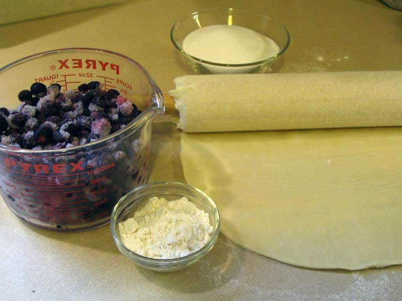 Recipes: Then & Now - Blueberry Pie - by Douglas Carpenter 