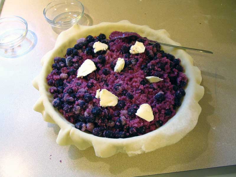 Recipes: Then & Now - Blueberry Pie - by Douglas Carpenter 