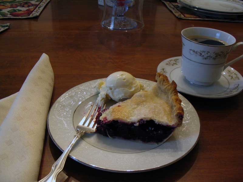Recipes: Then & Now - Blueberry Pie - by Douglas Carpenter 