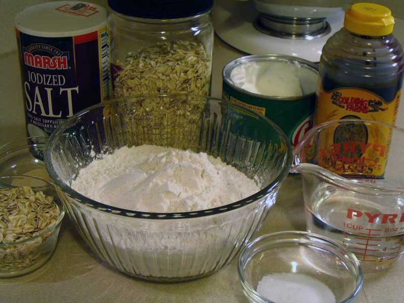 Recipes: Then & Now - Molasses / Easy Oatmeal Bread - by Douglas Carpenter 