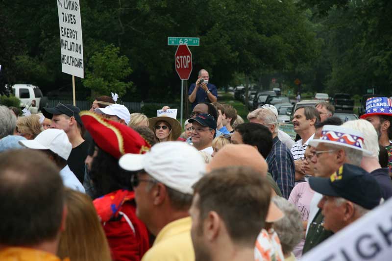 The Broad Ripple Tea Party - Canal gathering reminiscent of colonial Boston