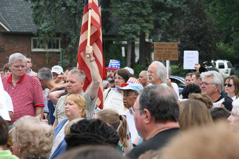 The Broad Ripple Tea Party - Canal gathering reminiscent of colonial Boston