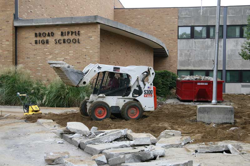 Random Rippling - Broad Ripple Village filled with construction projects