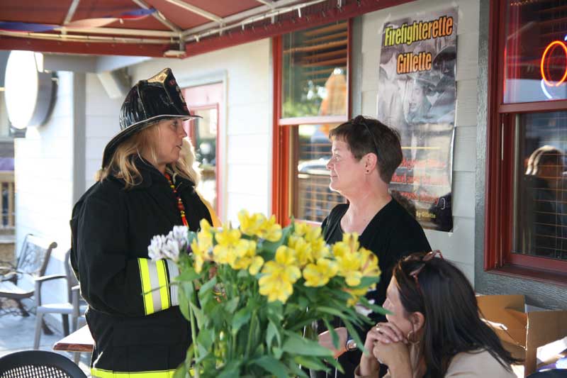 Kathy Gillette releases book of female fire-fighting memories - By Rebecca Davidson