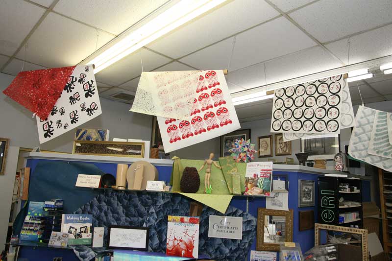 Art paper explodes at BR art store - By Heidi Huff
