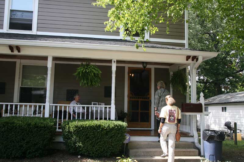 One of the oldest homes on the tour, the Osborn-Moshier house was originally built without indoor plumbing. 