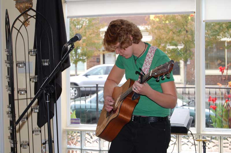 Brooke McKinney at Boulevard Place Cafe.