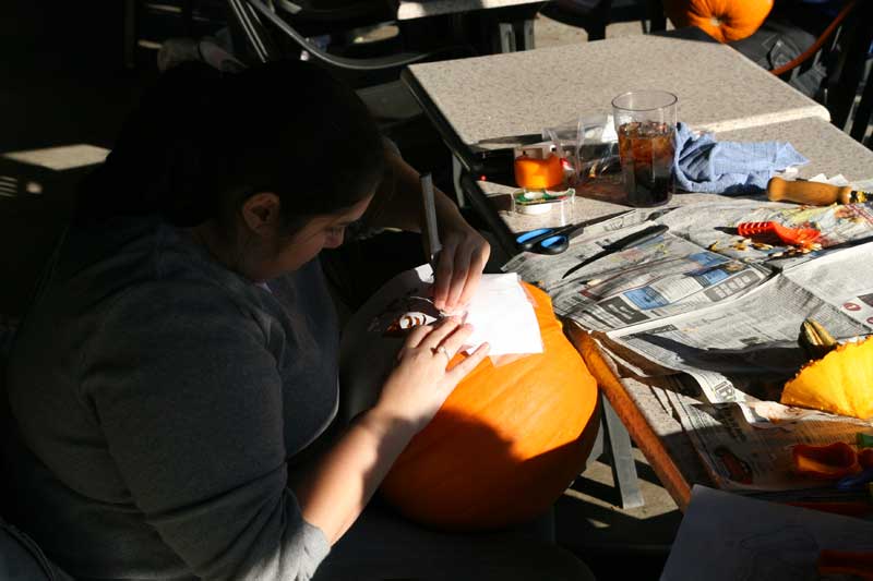 Random Rippling - Pumpkin carving contest at Brew Pub