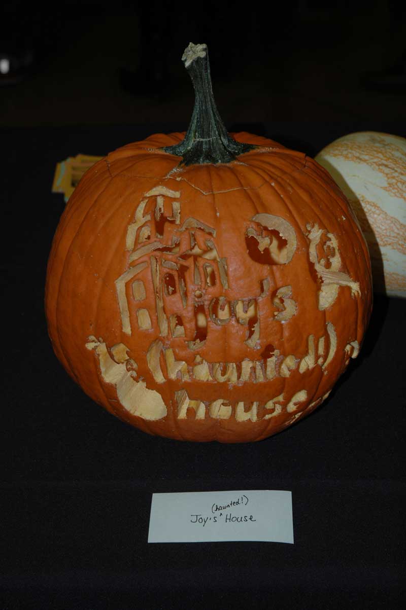 Joy's House pumpkin