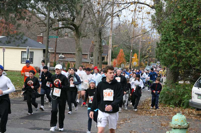 The Thanksgiving Turkey appears for the fifth year in a row in Broad Ripple