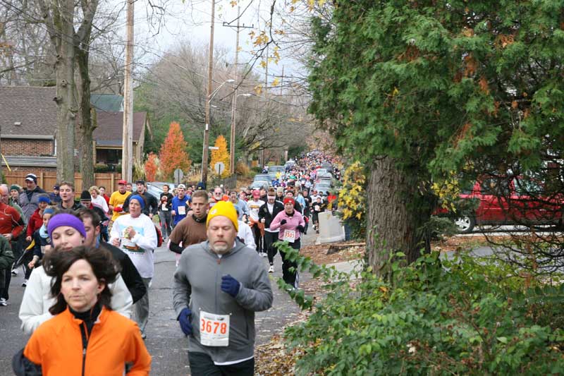 The Thanksgiving Turkey appears for the fifth year in a row in Broad Ripple