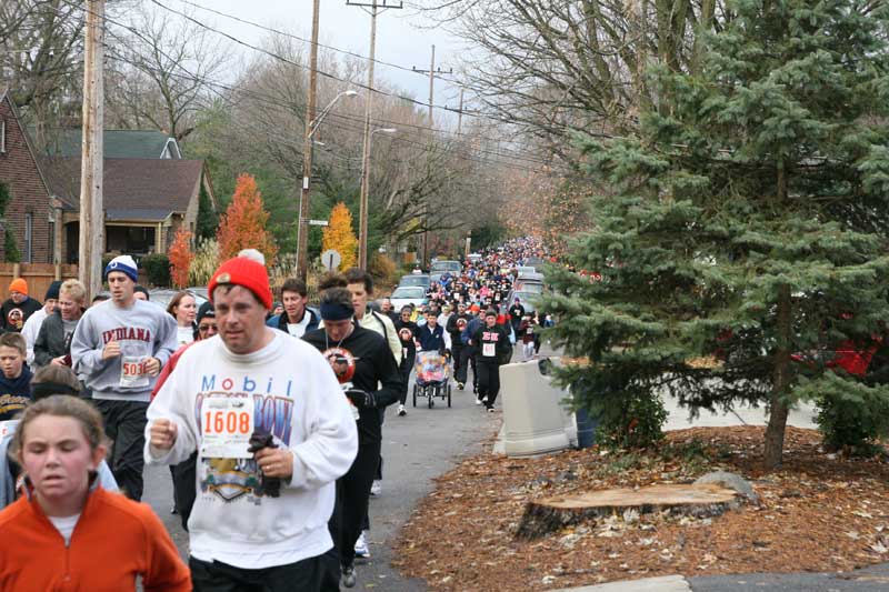 The Thanksgiving Turkey appears for the fifth year in a row in Broad Ripple