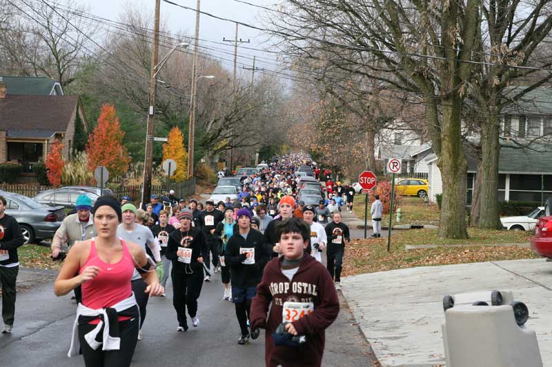 The Thanksgiving Turkey appears for the fifth year in a row in Broad Ripple