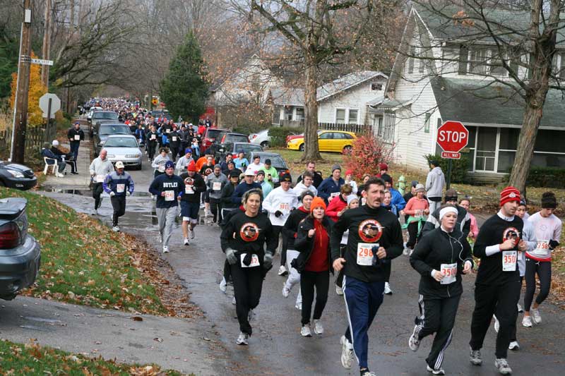 The Thanksgiving Turkey appears for the fifth year in a row in Broad Ripple