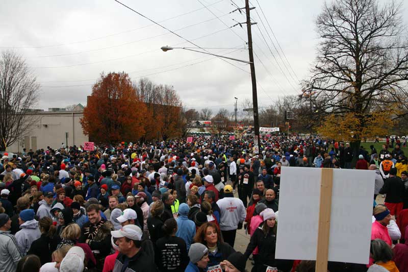 The Thanksgiving Turkey appears for the fifth year in a row in Broad Ripple