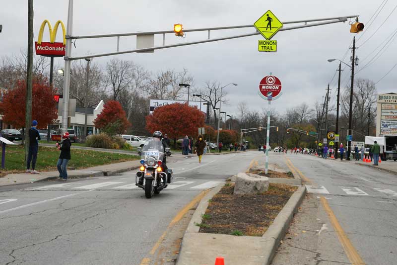 IMPD escort for the turkey