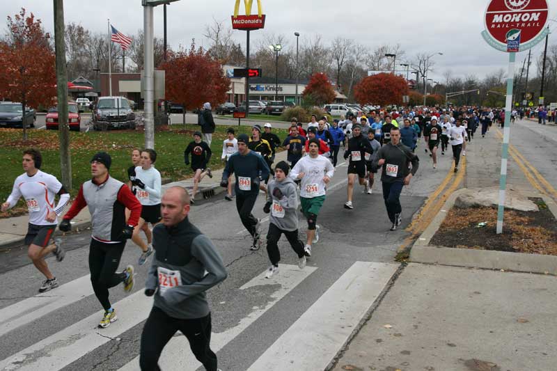 The Thanksgiving Turkey appears for the fifth year in a row in Broad Ripple