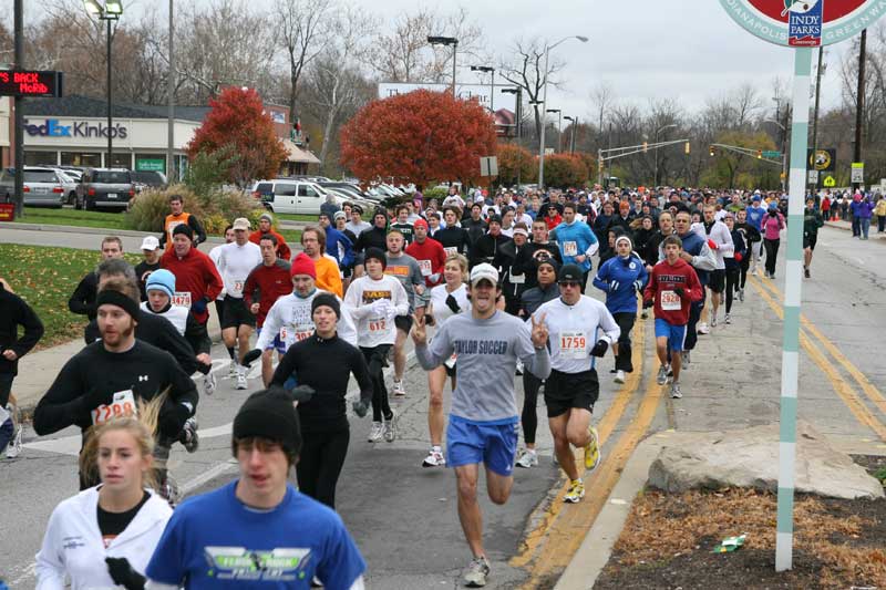 The Thanksgiving Turkey appears for the fifth year in a row in Broad Ripple