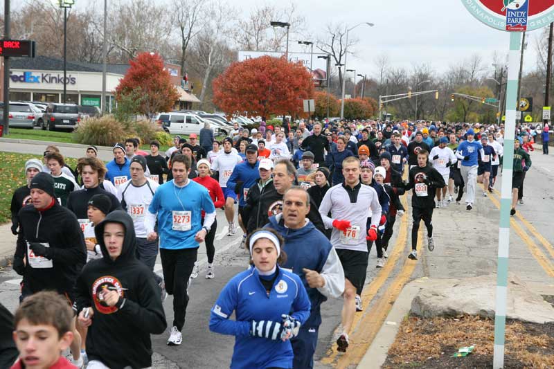 The Thanksgiving Turkey appears for the fifth year in a row in Broad Ripple