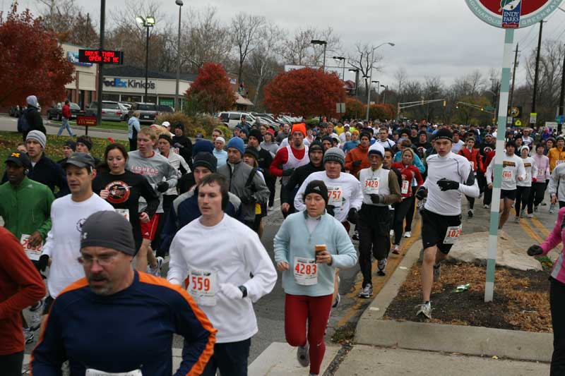 The Thanksgiving Turkey appears for the fifth year in a row in Broad Ripple