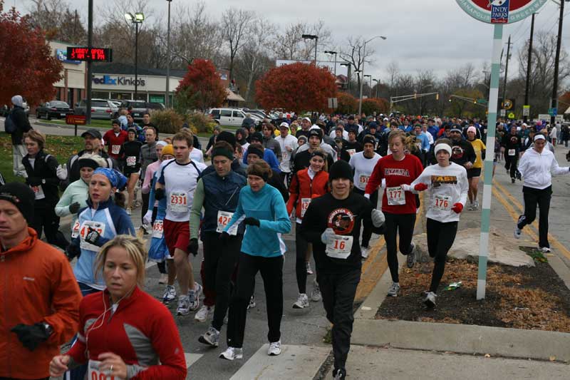 The Thanksgiving Turkey appears for the fifth year in a row in Broad Ripple